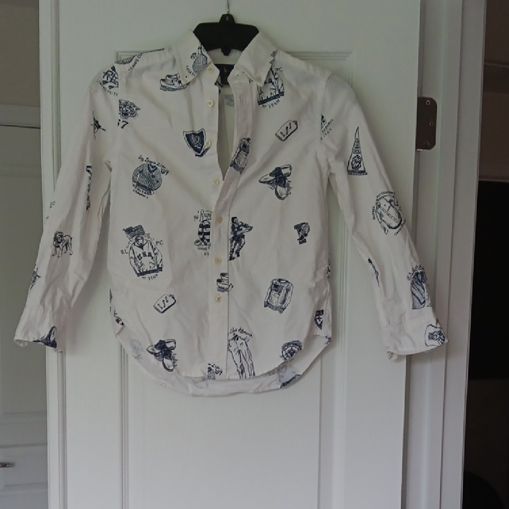 Men's White Graphic Shirt